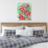 Toile Imaginaire Fleurs rouges (Insitu(Chambre))