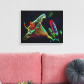 Toile Imaginaire Lily Abstrait Flower Art (Insitu(Salon))