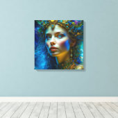 Toile Imaginaire magique Ethéal Art Belle déesse (Insitu (Plancher de Bois))