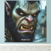 Toile Imaginaire mignon grand guerrier fort (Insitu (Plancher de Bois))