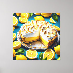 Toile Imaginaire Mignonne Vivid Citron Meringue Pie