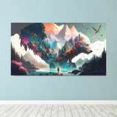 Toile Imaginaire naturel (Insitu (Plancher de Bois))