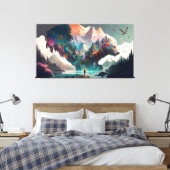 Toile Imaginaire naturel (Insitu(Chambre))