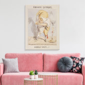 Toile Imaginaires satiriques, caricature d'Adolphe (Insitu(Salon))