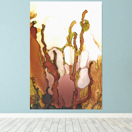 Toile Imagination bronze (Insitu (Plancher de Bois))