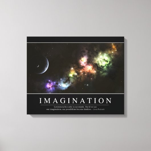 Toile Imagination : Citation Inspirationnelle (Recto)