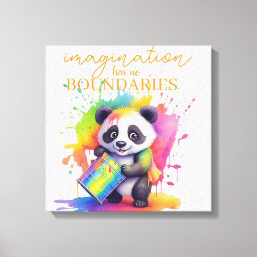 Toile Imagination Has No Boundaries — Kids’ Room Poster (Recto)
