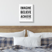 Toile Imaginez Avec Tout Votre Esprit Motivationnel Mur (Insitu(Chambre))