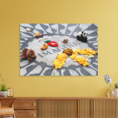 Toile Imaginez les champs de fraises Central Park Plaque (Insitu(Salon))