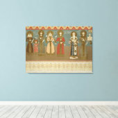 Toile Imereth : fresques du monastère Gelati, plaque (Insitu (Plancher de Bois))