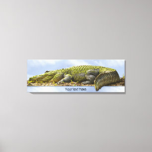 Toile Immense Gator Panoramique Nature Photography OB Ef