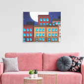Toile Immeubles en grès brun (Insitu(Salon))
