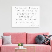 Toile immobile inébranlable écriture lds mosiah (Insitu(Salon))