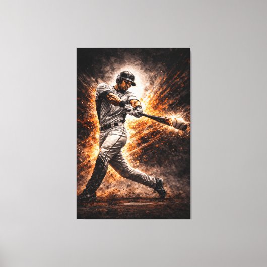 Toile Impact Implacable – Baseball Power Swing (Recto)