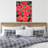 Toile Impatiens Fleurs Photographie (Insitu(Chambre))