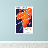 Toile Imperial Airways Afrique (Insitu (Plancher de Bois))