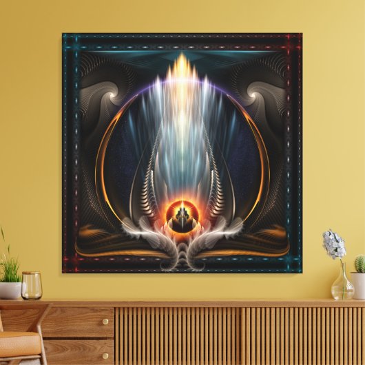 Toile Imperial View Fractal Art Canvas Imprimer (Insitu(Salon))