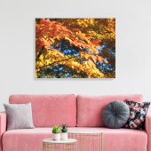 Toile Impression Feuilles D'automne Dorées (Insitu(Salon))