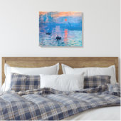 Toile Impression, lever de soleil par Claude Monet (Insitu(Chambre))