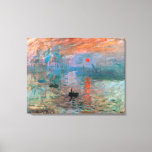 Toile Impression, lever du soleil | CLAUDE MONET |<br><div class="desc">Impression générale,  Sunrise est un tableau de 1872 Claude Monet.</div>
