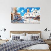 Toile Impressionist picture of Tunesia (Insitu(Chambre))