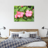 Toile Imprimante rose Impatiens (Insitu(Chambre))