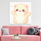 Toile Imprimantes d'animaux mignons (Insitu(Salon))