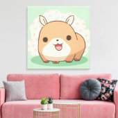 Toile Imprimantes d'animaux mignons (Insitu(Salon))