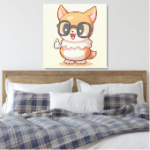 Toile Imprimantes d'animaux mignons (Insitu(Chambre))