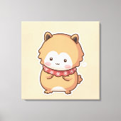 Toile Imprimantes d'animaux mignons (Recto)