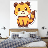 Toile Imprimantes d'animaux mignons (Insitu(Chambre))