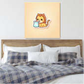Toile Imprimantes d'animaux mignons (Insitu(Chambre))