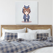 Toile Imprimantes d'animaux mignons (Insitu(Chambre))