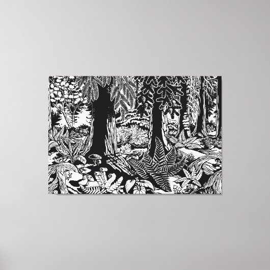 Toile Imprimantes d'art paysager B & W Art Canvas Imprim (Recto)