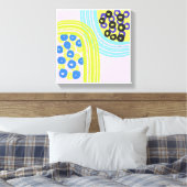 Toile Imprimantes d'art simple et rose (Insitu(Chambre))