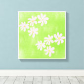 Toile Imprimantes d'art simple et vert (Insitu (Plancher de Bois))