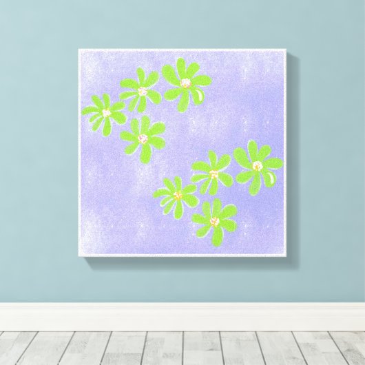 Toile Imprimantes d'art simple et violet (Insitu (Plancher de Bois))