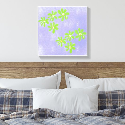 Toile Imprimantes d'art simple et violet (Insitu(Chambre))