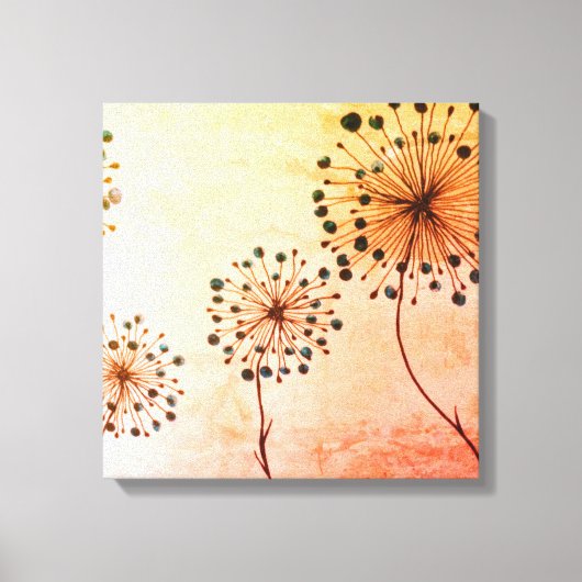 Toile Imprimantes Doigts Dandelion (Recto)