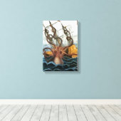 Toile IMPRIMATION vintage KRAKEN (Insitu (Plancher de Bois))