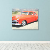 Toile Imprimé Chevrolet 1950 (Insitu (Plancher de Bois))