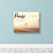 Toile Imprimé Design. (Insitu (Plancher de Bois))