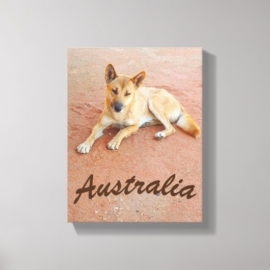 Toile imprimé dingo (Recto)