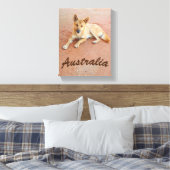 Toile imprimé dingo (Insitu(Chambre))