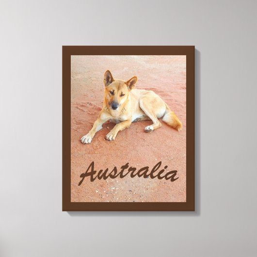 Toile imprimé dingo (Recto)