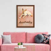 Toile imprimé dingo (Insitu(Salon))