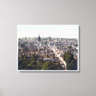 Toile Imprimé en Angleterre vintage, Oxford High Street 