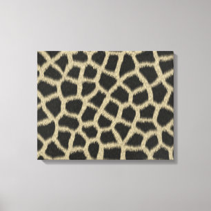 Toile imprimé girafe