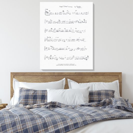 Toile Imprimée de la Partition de Keep Of The Prom (Insitu(Chambre))