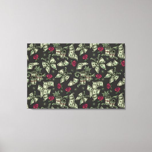 Toile imprimée Get To The Money (Recto)